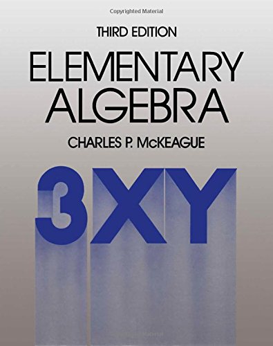 Imagen de archivo de Elementary algebra a la venta por J. Lawton, Booksellers