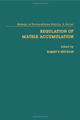 Stock image for BIOLOGY OF EXTRACELLULAR MATRIX: A SERIES: REGULATION OF MATRIX ACCUMULATION. for sale by Cambridge Rare Books