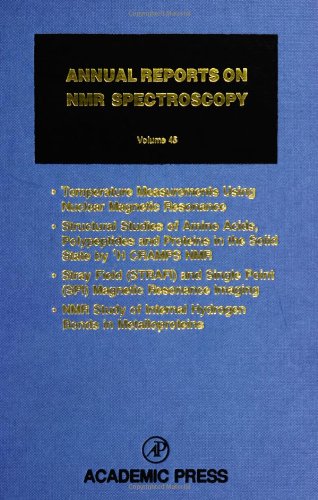 Stock image for Annual Reports on NMR Spectroscopy, Vol. 45 for sale by Bookmonger.Ltd