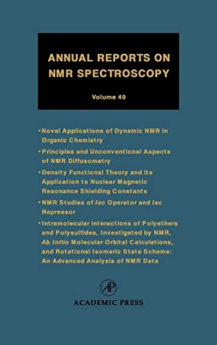 Annual Reports on NMR Spectroscopy (Volume 49)