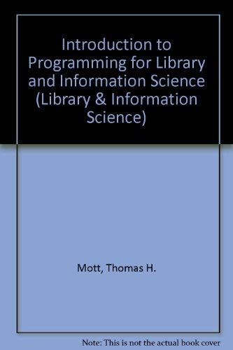 Stock image for Introduction to Pl/I Programming for Library and Information Service (Library and Information Science) for sale by NEPO UG