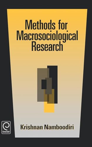 Stock image for Methods for Macrosociological Research for sale by Row By Row Bookshop
