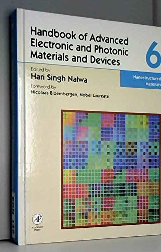 Beispielbild fr Nanostructured Materials (Handbook of Advanced Electronic and Photonic Materials and Devices) zum Verkauf von Anybook.com