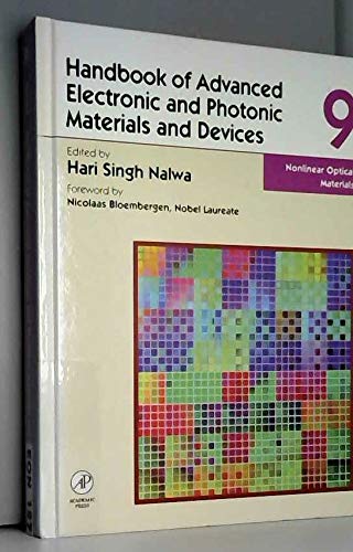 Beispielbild fr Nonlinear optical materials (Handbook of advanced electronic and photonic materials and devices) zum Verkauf von CONTINENTAL MEDIA & BEYOND