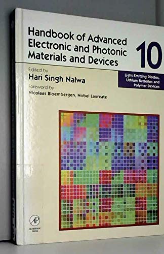 Stock image for Light-emitting diodes, lithium batteries, and polymer devices (Handbook of advanced electronic and photonic materials and devices) Nalwa, Hari Singh for sale by CONTINENTAL MEDIA & BEYOND