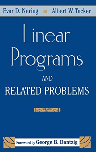 Beispielbild fr Linear Programs and Related Problems (Computer Science and Scientific Computing) zum Verkauf von HPB-Red