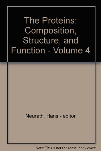 Stock image for The Proteins: Composition, Structure, and Function - Volume 4 for sale by Ammareal