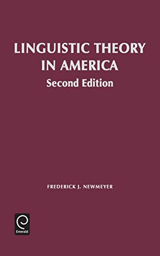 9780125171519: Linguistic Theory in America