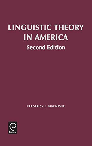 9780125171519: Linguistic Theory in America: Second Edition