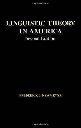 9780125171526: Linguistic Theory in America: First Quarter Century of Transformational Generative Grammar