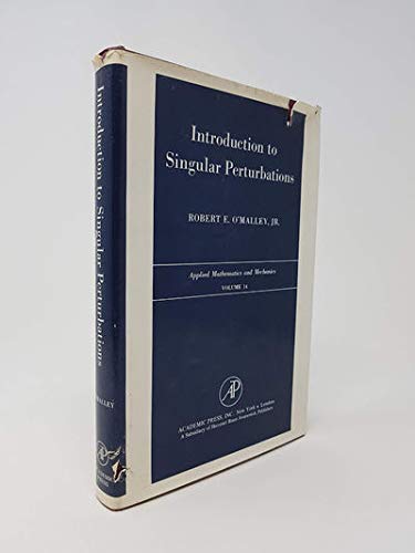 Beispielbild fr Introduction to Singular Perturbations Applied Mathematics and Mechanics Volume 14 zum Verkauf von Chequamegon Books