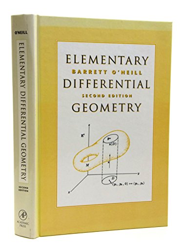 9780125267458: Elementary Differential Geometry