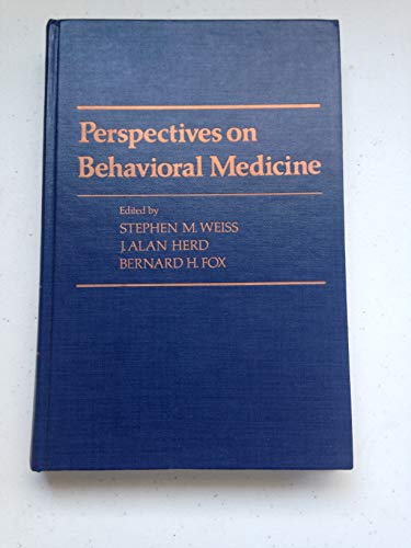 9780125321013: Perspectives on Behavioural Medicine: v. 1