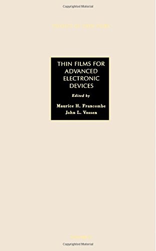 Stock image for Physics of Thin Films: Advances in Research and Development - Thin Films for Advanced Electronic Devices (Volume 15) for sale by Anybook.com