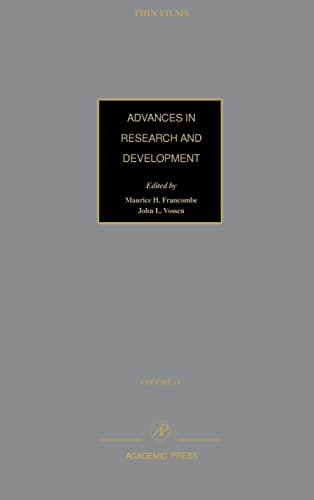 Stock image for Advances in Research and Development: Modeling of Film Deposition for Microelectronic Applications (Volume 23) (Thin Films, Volume 23) for sale by Zubal-Books, Since 1961
