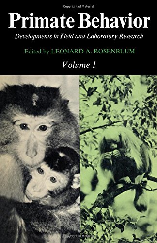 Immagine dell'editore per Primate Behaviour : Developments in Field and Laboratory Research venduto da Better World Books