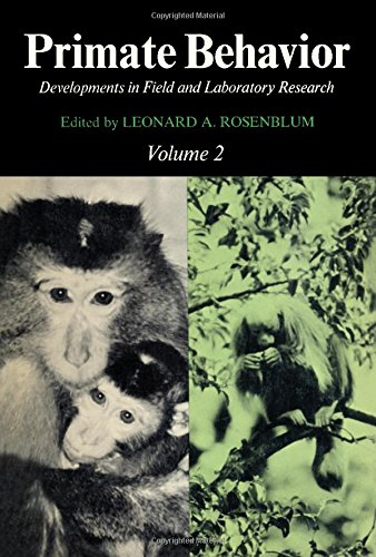 Beispielbild fr Primate Behavior: Developments in Field and Laboratory Research. Volume 2 zum Verkauf von Katsumi-san Co.