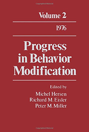 Stock image for Progress in Behavior Modification for sale by Better World Books