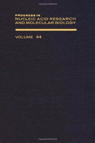 Imagen de archivo de Progress in Nucleic Acid Research and Molecular Biology, Volume 44 a la venta por Zubal-Books, Since 1961