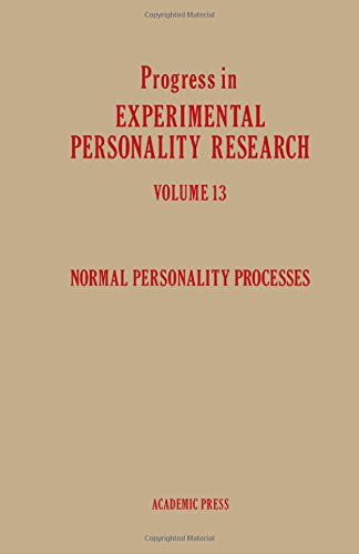 Stock image for Progress in Experimental Personality Research, Volume 13: Normal Personality Processes for sale by Phatpocket Limited