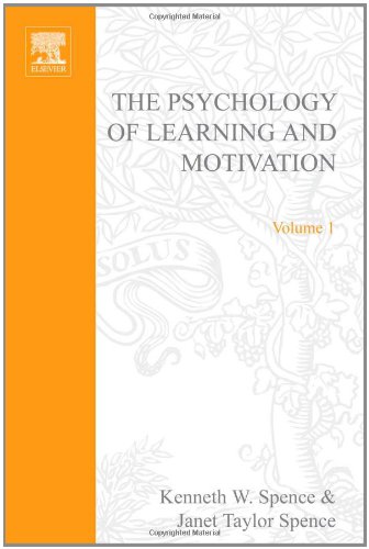 Stock image for PSYCHOLOGY OF LEARNING&MOTIVATION:V.1, Volume 1 for sale by Better World Books