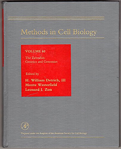 Imagen de archivo de The Zebrafish: Genetics an Genomics (Methods in Cell Biology, Volume 60) a la venta por The Book Exchange