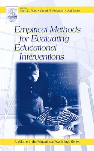 Stock image for Empirical Methods for Evaluating Educational Interventions (Educational Psychology) for sale by Inquiring Minds