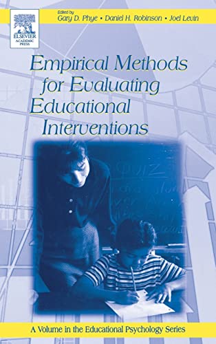 9780125542579: Empirical Methods for Evaluating Educational Interventions (Educational Psychology)