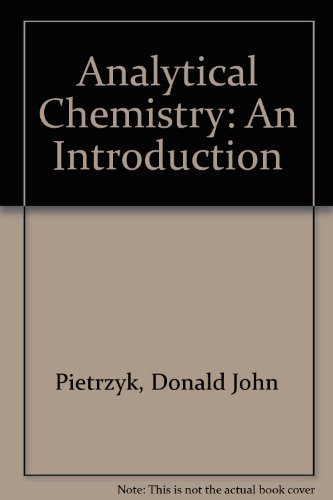 9780125551502: Analytical chemistry ;: An introduction