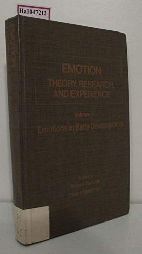 Stock image for Emotions in Early Development (Emotion: Theory, Research, and Experience, 2) for sale by Project HOME Books