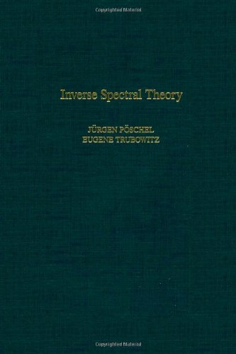 Stock image for Inverse Spectral Theory (Volume 130) (Pure and Applied Mathematics, Volume 130) for sale by Phatpocket Limited