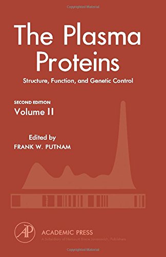 Stock image for Putnam the Plasma Proteins 2e V2 for sale by Irish Booksellers