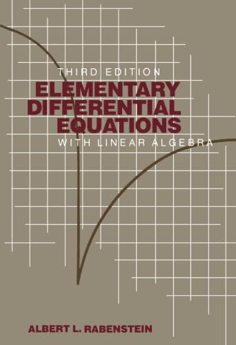 9780125739450: Elementary Differential Equations with Linear Algebra