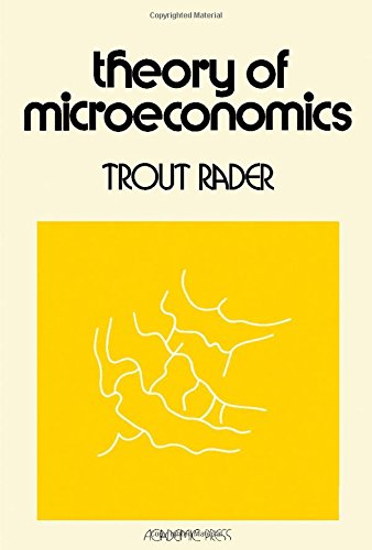 Imagen de archivo de Theory of microeconomics a la venta por Midtown Scholar Bookstore