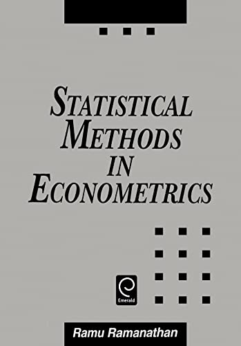 Stock image for Statistical Methods in Econometrics for sale by Better World Books