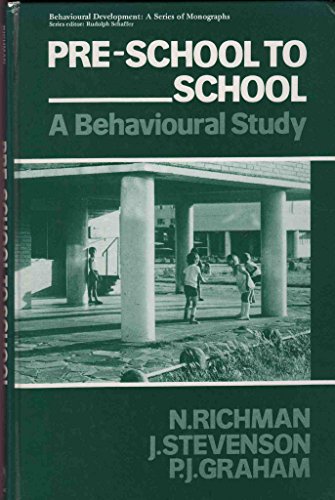 Pre-School to School: a Behavioural Study