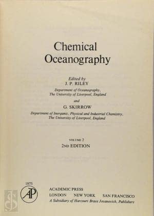 Beispielbild fr Chemical Oceanography zum Verkauf von Blue Heron Books