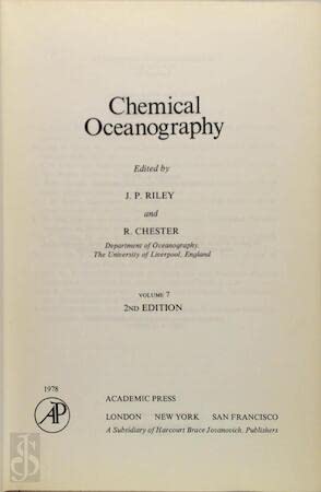 Stock image for Chemical Oceanography for sale by Better World Books: West