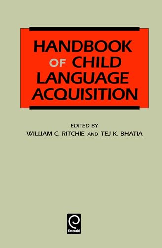 Beispielbild fr Handbook of Child Language Acquisition zum Verkauf von Better World Books