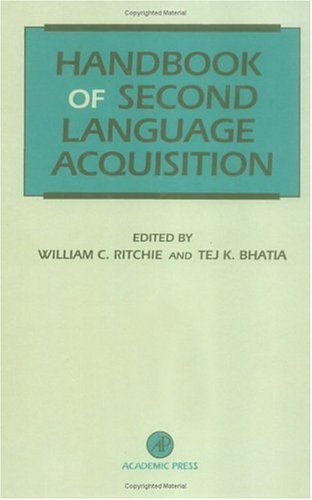 Imagen de archivo de Handbook of Second Language Acquisition a la venta por Anybook.com