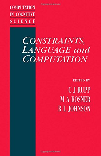 Beispielbild fr Constraints, Language and Computation zum Verkauf von Ammareal