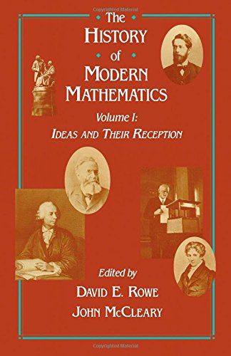 Beispielbild fr The History of Modern Mathematics zum Verkauf von Better World Books: West