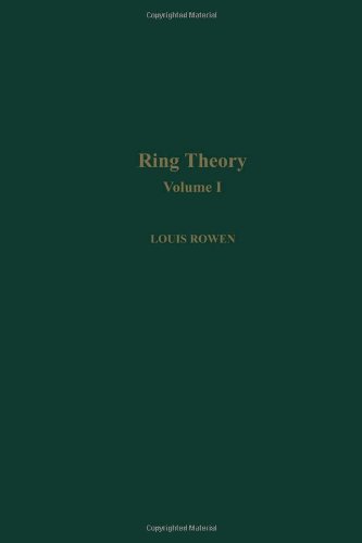 9780125998413: Ring Theory: 001