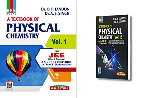 Stock image for GRB A Textbook of Physical Chemistry 1st & 2nd Year Programme Combo Set of 2 Books for JEE (Main & Advanced) and All Other Engineering Entrance & Competitive Examinations for sale by dsmbooks