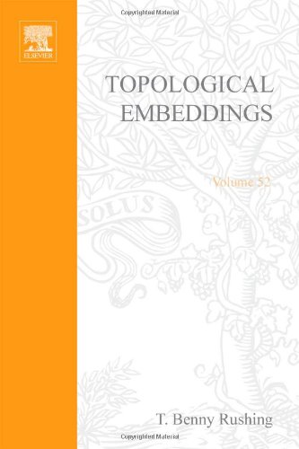 9780126035506: Topological embeddings (Pure and applied mathematics; a series of monographs and textbooks)