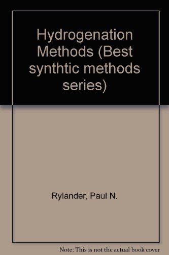 Beispielbild fr Hydrogenation Methods (Best Synthetic Methods Series) zum Verkauf von The Book Exchange