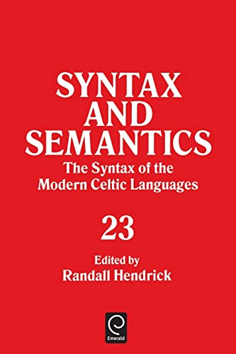 Stock image for The Syntax of the Modern Celtic Languages for sale by THE SAINT BOOKSTORE