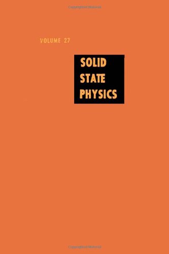 Imagen de archivo de Solid State Physics: Advances in Research and Applications, Vol. 27 a la venta por Better World Books