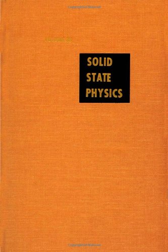 9780126077339: Solid State Physics Advances in Research and Applications