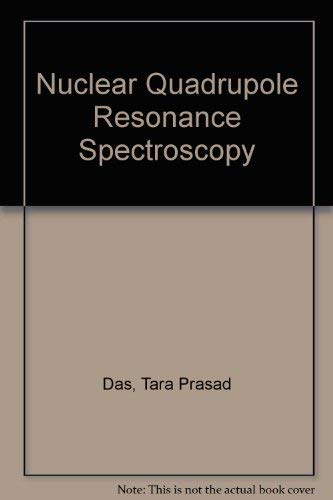 9780126077612: Nuclear Quadrupole Resonance Spectroscopy